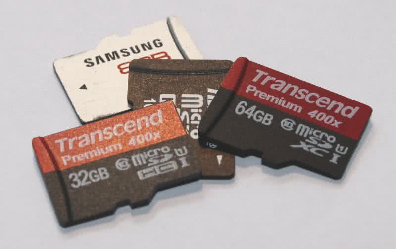 Micro SD-Karten.